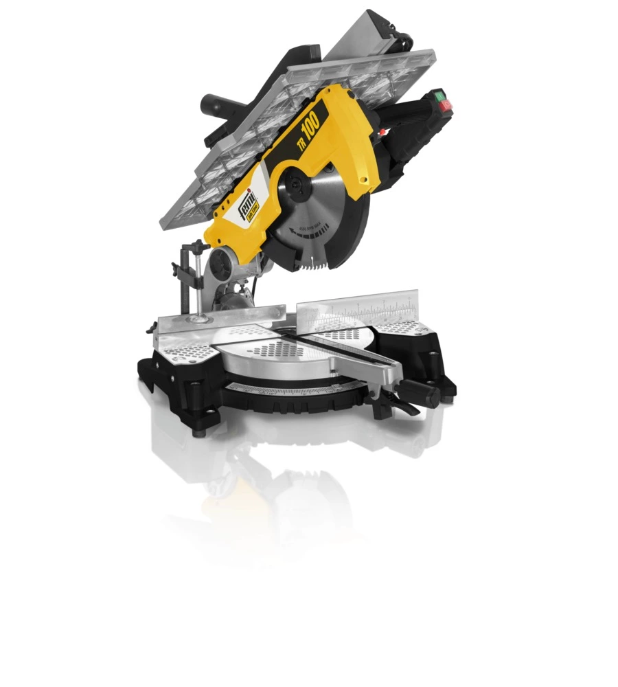 TRONCATRICE PER LEGNO TR100 FEMI JOB LINE CON SEGA CIRCOLARE DA 305 MM, 2000 W - FEMI